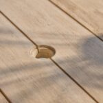 Shiro 8 Seater Wooden Garden Dining Table - Brushed Light Acacia - Image 3