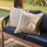 Shiro Garden Corner Sofa with Navy Cushions with Akira Coffee Table Set - Image 2