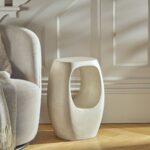 Sohan 32cm Side Table - Sand Concrete - Image 3
