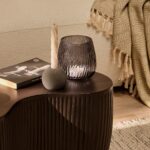 Sohan 61cm Kidney Coffee Table - Lava Black - Image 2