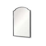 Outlet - Soho 100x70cm Metal Mirror - Black - Image 5