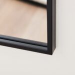 Outlet - Soho 100x70cm Metal Mirror - Black - Image 4