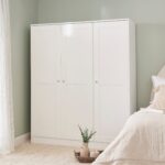 Stevie 3 Door Wardrobe -  White - Image 6
