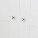 Stevie 3 Door Wardrobe -  White - Image 3