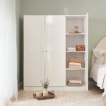 Stevie 3 Door Wardrobe -  White - Image 7