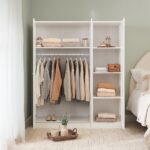 Stevie 3 Door Wardrobe -  White - Image 2