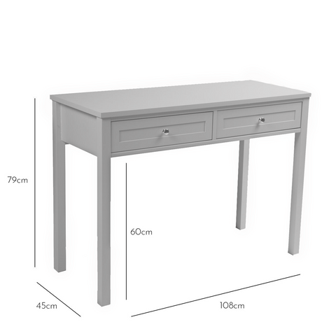 Outlet - Stevie Dressing Table - White 1 Stevie Dressing Table - White