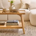 Tilly 100cm Rectangular Coffee Table - Whitewash Oak - Image 3