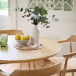 Tilly 100cm Round Dining Table - Whitewash Oak - Image 3