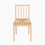 Amelia Extendable Whitewash Oval Dining Table Set - 4 Seater - Tilly String Dining Chairs - Whitewash Oak Legs - Image 17