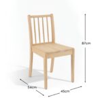 Outlet - Tilly Whitewash Dining Chairs - Set of 2 - Image 10