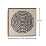 Umari 50x50cm Circle Print on Cotton - Set of 3 - Image 18