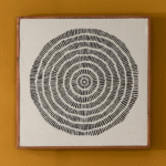 Umari 50x50cm Circle Print on Cotton - Set of 3 - Image 3