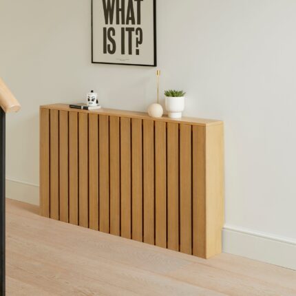 Outlet - Willow Large Radiator Cover, Pale Oak