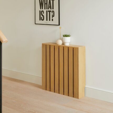 Willow Small Radiator Cover - Pale Oak