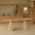 Willow Whitewash Oak Oval Dining Table Set - 6 Seater - Faye Dining Chairs - Whitewash Oak Legs - Image 2
