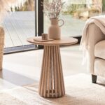 Outlet - Willow Whitewash Oak Round Side Table