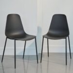 Outlet - Wren Black Dining Chairs - Set of 2