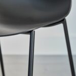Paul Whitewash Extendable Dining Table Set - 4 Seater - Wren Black Dining Chairs - Image 8