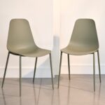 Outlet - Wren Olive Green Dining Chairs - Set of 2