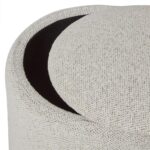 Abigail Storage Pouffe/Footstool - Dove Grey - Image 6