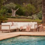 Akira 5 Seater Wooden Garden Corner Sofa - Image 8