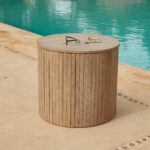 Akira Chunky Wood Table/Parasol Base