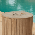 Akira Chunky Wood Table/Parasol Base - Image 5
