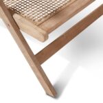 Akira Wooden Garden Rope Folding Bench - Image 14