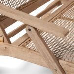 Akira Wooden Garden Rope Folding Bench - Image 15