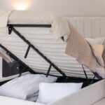 Alice King Ottoman Bed - Ivory - Image 11