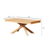 Outlet - Amelia Oak Coffee Table - Image 5