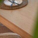 Amelia Whitewash Extendable Dining Table Set - 6 Seater - Freya Boucle Carver Chairs - Whitewash Legs - Image 5