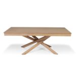 Amelia Whitewash Dining Table Set - 6 Seater - Freya Fossil Carver Chairs - Whitewash Legs - Image 7