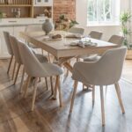 Amelia Whitewash Wood Dining Table - Extendable - Image 4