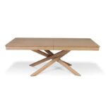 Amelia Whitewash Extendable Dining Table Set - 6 Seater - Freya Fossil Carver Chairs - Whitewash Legs - Image 9