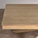 Amelia Whitewash Wood Dining Table - Non Extendable - Image 4