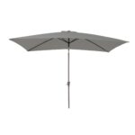 Ashby 4 Seater Round Wooden Garden Armchair Dining Set with Grey LED Premium Parasol  - 100cm - Image 10