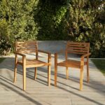 Aspen 8 Seater Wooden Garden Dining Set with Cream Parasol - 160cm to 240cm - Image 5