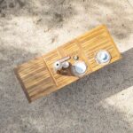 Aspen 8 Seater Wooden Garden Dining Set with Cushions & Cream LED Premium Parasol  - 160cm to 240cm - Image 11