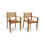 Aspen 8 Seater Wooden Extendable Garden Dining Set with Cushions - Cream LED Premium Parasol - Image 12