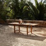 Aspen 8 Seater Wooden Garden Dining Set with Cushions & Cream LED Premium Parasol  - 160cm to 240cm - Image 2