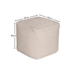 Atcham Wool & Cotton Ottoman Stool - Clay/Natural - Image 11