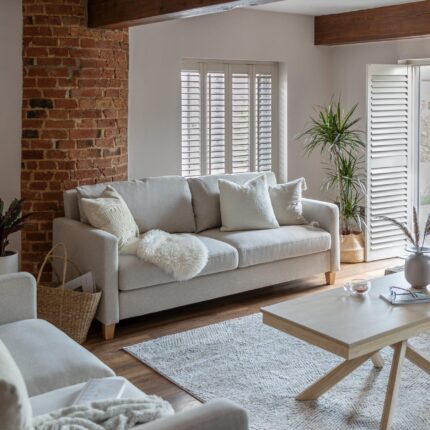 Outlet - Ava 3 Seater Sofa - Beige