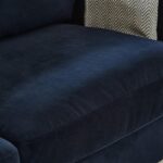 Ava Left L Shape Sofa - Ink with Black Oak Legs - Image 3