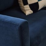 Ava Left L Shape Sofa - Ink with Black Oak Legs - Image 2