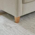 Ava Large Chaise Corner Sofa - Right Hand - Sand with Pale Oak Legs - Image 5
