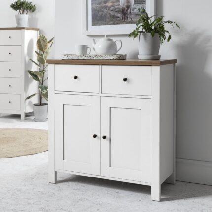 Outlet - Bampton 2 Door Sideboard - Alabaster White