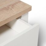 Bampton 3 Drawer Bedside Table - Set of 2 - Alabaster White - Image 8