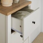 Bampton Wardrobe & Drawers Bedroom Set - Alabaster White - Image 6